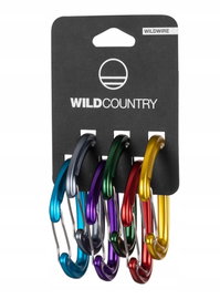 Zestaw Wild Country Karabinków wspinaczkowych Wildwire Rack 6 szt
