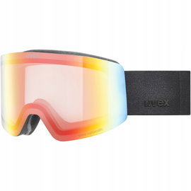Gogle Uvex Provoqe V - Black Mat - Mirror Rainbow Clear UNI