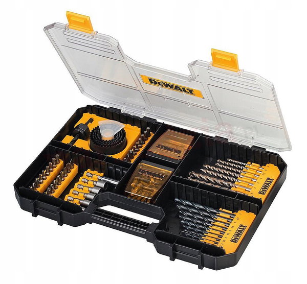 DEWALT DT71569 BITY WIERTŁA OTWORNICE 100el ZESTAW