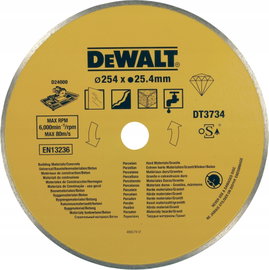 DEWALT TARCZA DO PORCELANY i kamienia 250mm DT3734