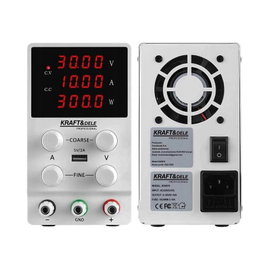 ZASILACZ LABORATORYJNY REGULOWANY PRECYZYJNY 0-30V 10A LED 200-240V AC MOCN