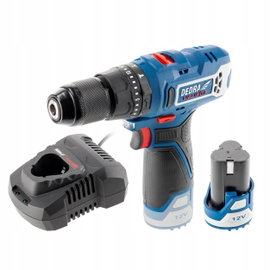 WIERTARKO-WKRĘTARKA UDAROWA AKUMULATOROWA 12V AKU 2.0AH DED7310T06 DEDRA