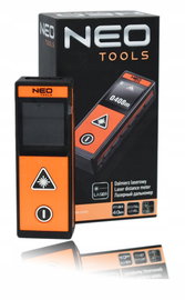NEO TOOLS DALMIERZ LASEROWY ZASIĘG 40m MIERNIK DOTYKOWY PODŚWIETLANY 75-203