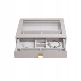 Pudełko na bransoletki i na zawieszki charm (taupe) Classic Stackers