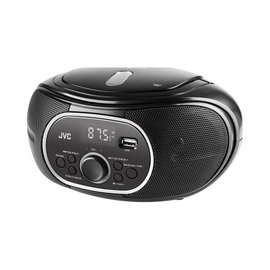 Radioodtwarzacz JVC RD-E221B Boombox CD MP3 USB Radio FM Czarny