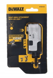 DeWALT DTLRA UDAROWA GŁOWICA KĄTOWA 90°Z DIODĄ LED–ADAPTER 1/4"DO WKRĘTAREK