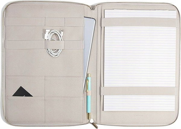 Etui folder teczka na dokumenty A4 taupe Stackers na podróż do pracy