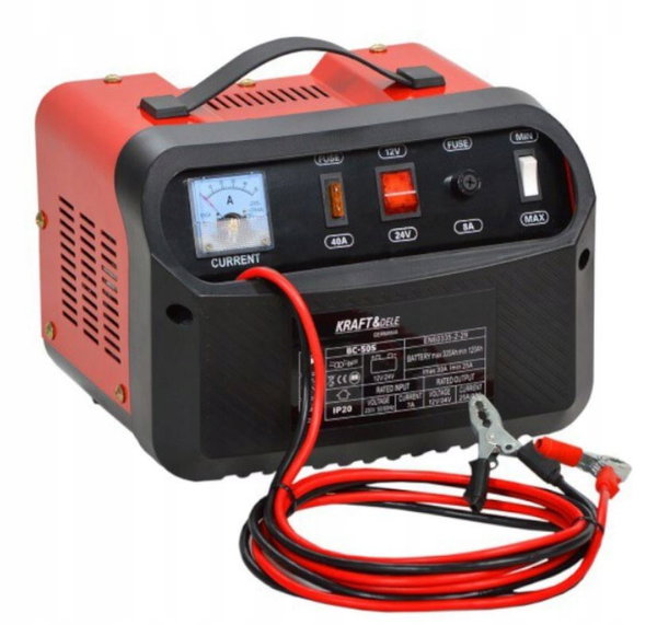 KRAFT&DELE PROSTOWNIK SAMOCHODOWY DO AKUMULATORÓW 12 24V 50A 320AH KD1910