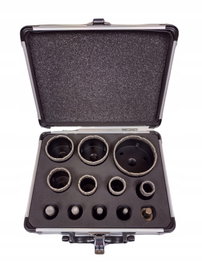 S12202 ZESTAW OTWORNIC DIAMENTOWYCH DO GLAZURY PŁYTEK 11EL + ADAPTER STONER