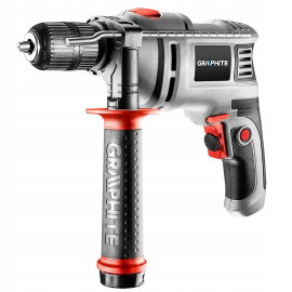 GRAPHITE WIERTARKA UDAROWA 550W UCHWYT 13mm +10 WIERTEŁ WALIZKA 58G735