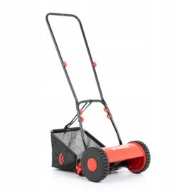 KOSIARKA RĘCZNA PCHANA MECHANICZNA BĘBNOWA TKR300 Z KOSZEM 30cm 14-47 mm