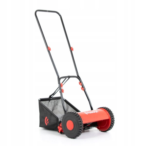 KOSIARKA RĘCZNA PCHANA MECHANICZNA BĘBNOWA TKR300 Z KOSZEM 30cm 14-47 mm