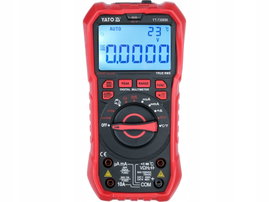MIERNIK UNIWERSALNY CYFROWY LCD TRUE RMS AC+DC AUTO MAX/MIN HOLD SONDY