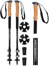 Kije trekkingowe kijki nordic walking składane regulowane lekkie PETERSON