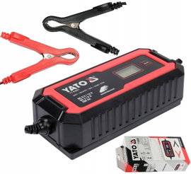 YATO PROSTOWNIK ELEKTRONICZNY Z WYŚWIETLACZEM LCD 6V/2A 12V/8A YT-83001