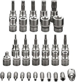 NEO TOOLS ZESTAW BITÓW I NASADEK TORX 3/8 34 ELEMENTÓW WALIZKA NEO 08-711