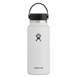 Butelka termiczna (biała) Wide Mouth Flex Cap Hydro Flask
