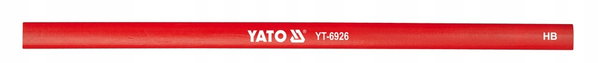 YATO ZESTAW KOMPLET OŁÓWKI OŁÓWEK STOLARSKI, CZERWONY HB, 144 SZT. YT-6926