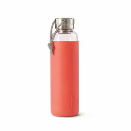 Butelka szklana na wodę 600 ml (koralowa) Black+Blum