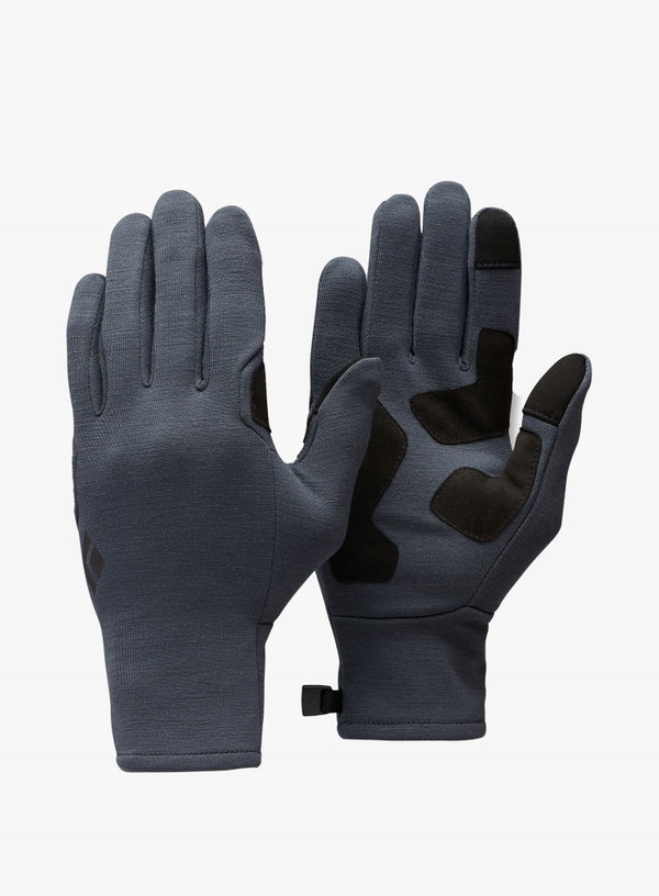 BLACK DIAMOND Rękawice trekkingowe Heavyweight Wool Liners szare xs