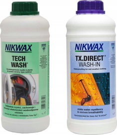 NIKWAX Zestaw do prania/impregnacji odzieży Tw Tech Wash/Tx Direct Wash In
