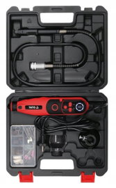 YATO MINI SZLIFIERKA 3,2MM SIECIOWA 130W +OSPRZĘT 83EL. REGULACJA YT-82077