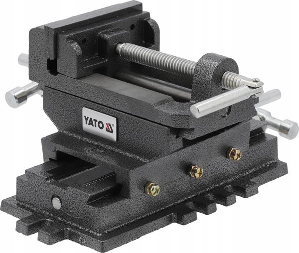 YATO IMADŁO MASZYNOWE KRZYŻOWE 100mm ŻELIWNE DWUOSIOWE YT-65075