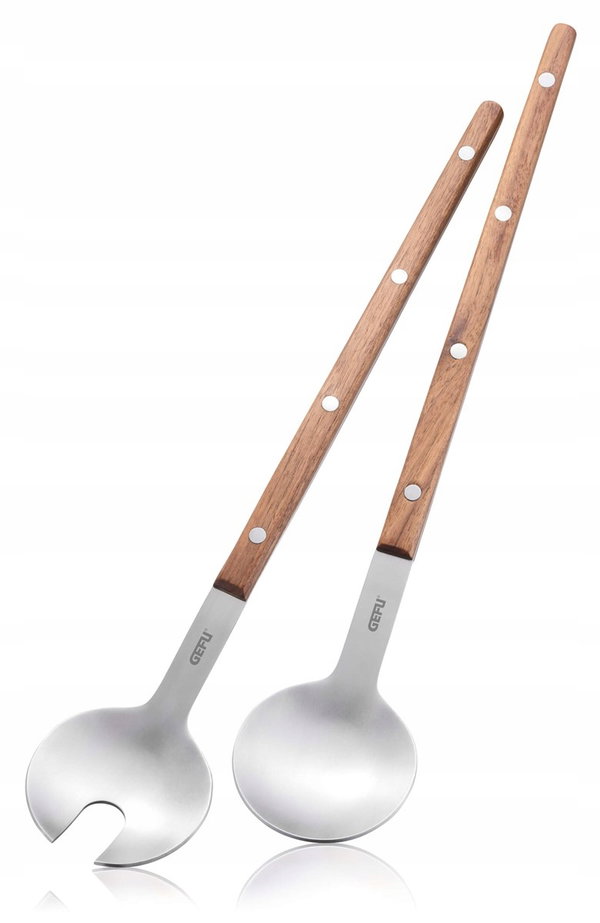 GEFU FILIGO Zestaw wygosnych i eleganckich łyżek do serwowania sałat 32.5cm