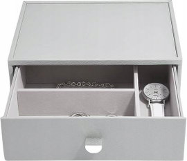 Organizer-szufladka na akcesoria (18 x 25 cm, szary) Classic Stackers