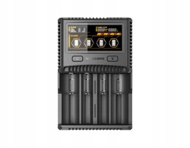 NITECORE Ładowarka do akumulatorów SC4 3A czarna
