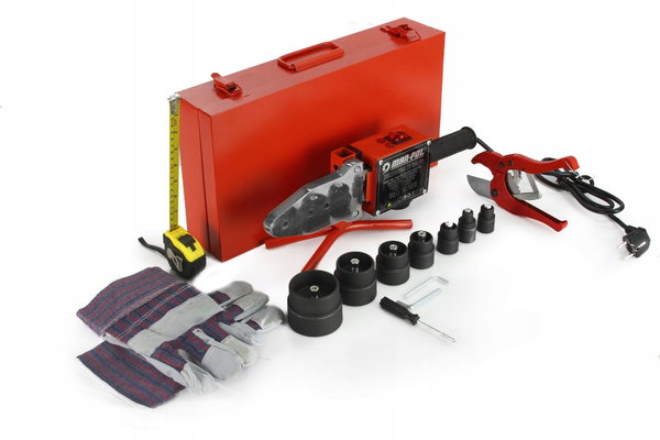 ZGRZEWARKA DO ZGRZEWANIA RUR PCV PP 2660W POLIFUZYJNA +16mm MATRYCA 16-63mm