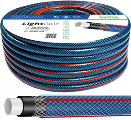 WĄŻ OGRODOWY 4 WARSTWOWY 22bar 1" 1CAL 30M VARTCO LIGHT BLUE PRODUKT POLSKI