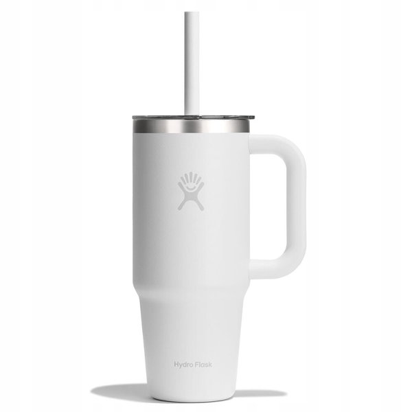 Kubek termiczny Hydro Flask Travel Tumbler Clear LID 24 Oz / 710 ML White