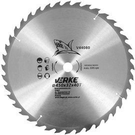 TARCZA PIŁA WIDIOWA DO CIĘCIA DREWNA DRZEWA 450 x 32mm 40T WIDIA