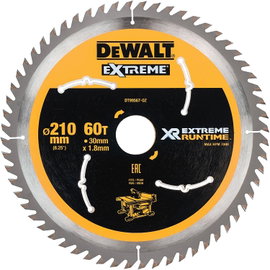 DEWALT DT99567 TARCZA TNĄCA DO DREWNA 210X30X1,8 MM 60T DO PIŁY DCS7485