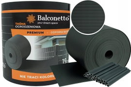 Taśma Ogrodzeniowa 1200g RAL 7016 26mb Na Panel Ogrodznie ANTRACYT + Klipsy