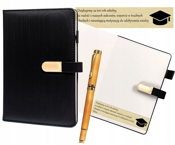 Zestaw PETERSON Notes + Długopis w pudełku GRAWER personalizowany prezent