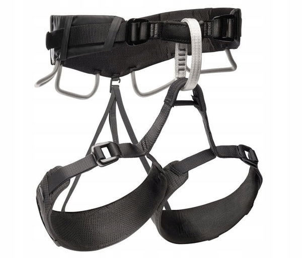 BLACK DIAMOND Uprząż wspinaczkowa męska Momentum 4S antracytowa XXS/S