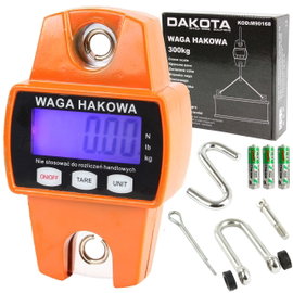 WAGA ELEKTRONICZNA HAKOWA PODWIESZANA 300KG PRZEMYSŁOWA DOKŁADNA M90168