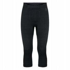Leginsy męskie Odlo Performance Warm Eco BL Bottom 3/4 czarne xl