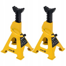 VOREL PODSTAWKI WARSZTATOWE KOBYŁKI SAMOCHODOWE 3T 2 SZTUKI 280-420MM 80308