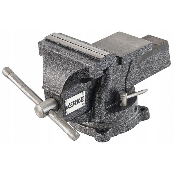 MOCNE IMADŁO ŚLUSARSKIE OBROTOWE Z KOWADŁEM ŻELIWNE 125mm HARTOWANA STAL