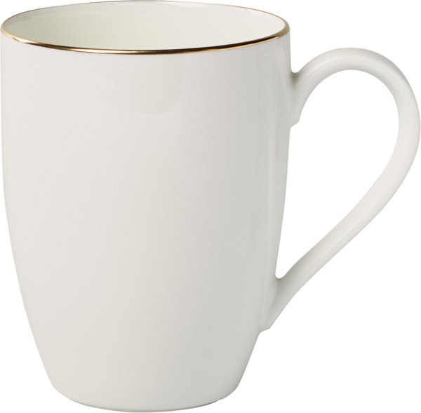 Villeroy Boch Anmut Gold kubek z uchem biały/złoty