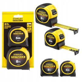 STANLEY ZESTAW 2 MIAR ZWIJANYCH 8M I 5M x32MM TAPE MEASURE TWIN PACK