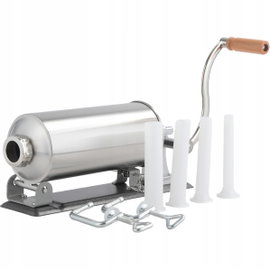 NADZIEWARKA DO KIEŁBAS WĘDLIN MASZYNKA SZPRYCA KIEŁBASY 3KG INOX WYCISKARKA