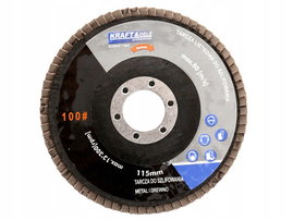 ŚCIERNICA LISTKOWA TARCZA LAMELKOWA 115 MM P120 10SZT KD964