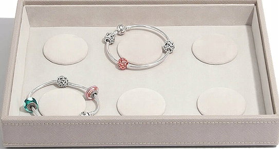 Organizer na 6 bransoletek charms (taupe) Classic Stackers