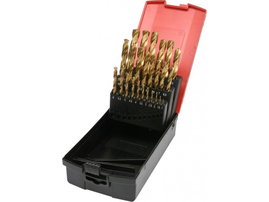 YATO ZESTAW ODPORNYCH WIERTEŁ DO METALU HSS-TIN TYTAN 25SZT 1-13MM YT44676