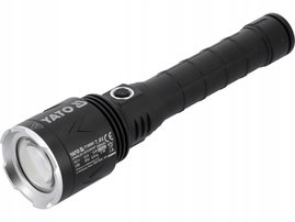 YATO LATARKA AKUMULATOROWA 100W 8000LM 3 TRYBY ŚWIECENIA USB ZOOM YT-085601