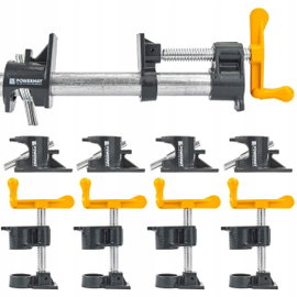 ZESTAW 4SZT ŚCISK STOLARSKI RUROWY 3/4" rozstaw 50 mm POWERMAT PM-SSR-50TN